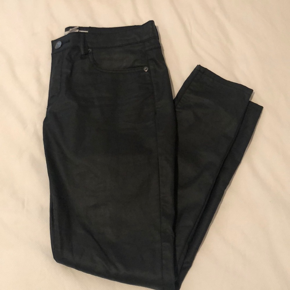 BBCBGeneration Black Coated Skinny Jeans Size 28